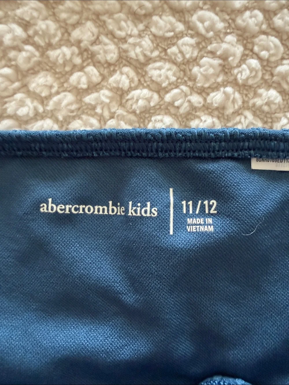 abercrombie kids Blue Bikini Set with White Trim